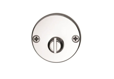 Lockwood 1370 Series Non Indicating Emergency Turn Escutch Surface Mounted Satin Chrome 1378/INSC - primehardware