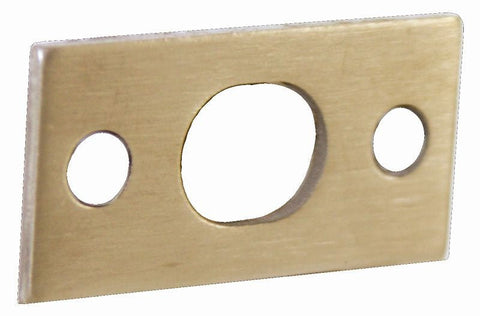 Superior Brass Flush or Barrel Bolt Flat Keeper PB - primehardware