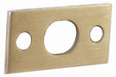 Superior Brass Flush or Barrel Bolt Flat Keeper PB - primehardware