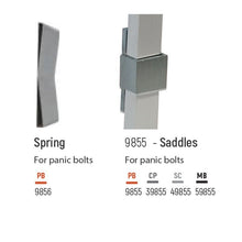 Superior Brass Panic Bolt Spring - 5025/6/7/8 Polished Brass