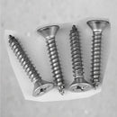 Austyle S/Steel Hinges - Wood Screws Phillips Head ( per 8 ) - primehardware