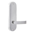 Lockwood 2909 Round End Plate with 59 Fixed Lever Satin Chrome 2909/59SC - primehardware