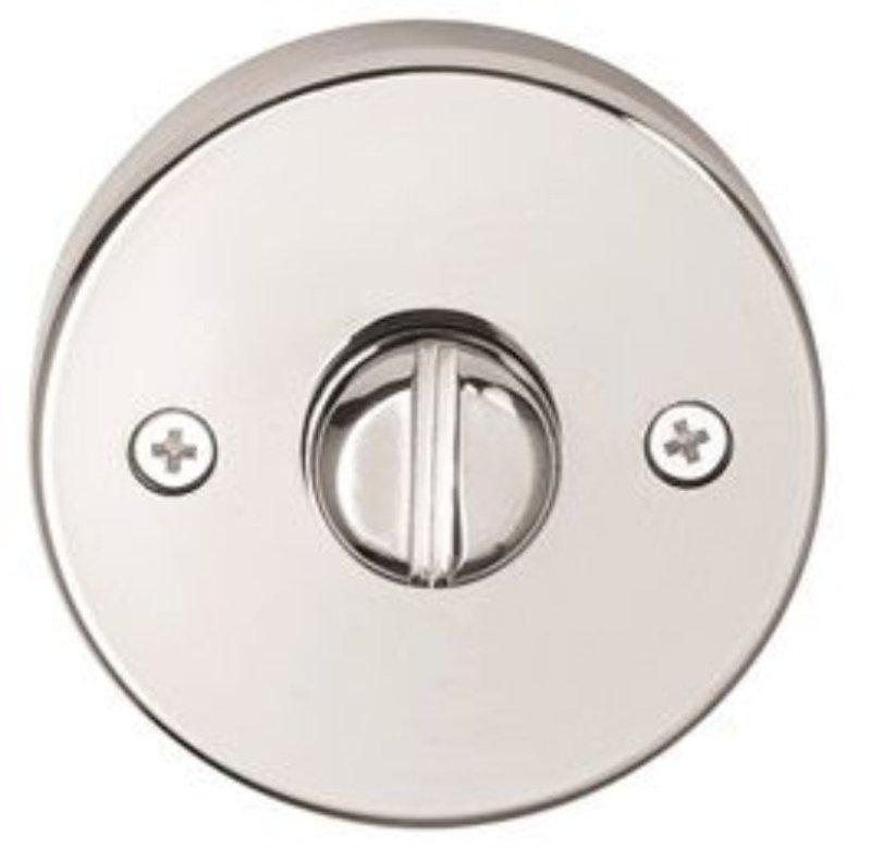 Lockwood 1370 Series External Privacy Indicating Emergency Turn Escutcheon Satin Chrome  1378/EPSC