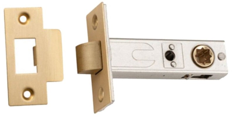 Austyle Tubular Latch Split Follower Satin Brass 60mm 99017 - primehardware