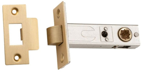 Austyle Tubular Latch Split Follower Satin Brass 60mm 99017 - primehardware