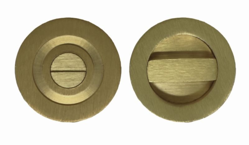 Austyle Flush Turn Snib Satin Brass  45mm  99040