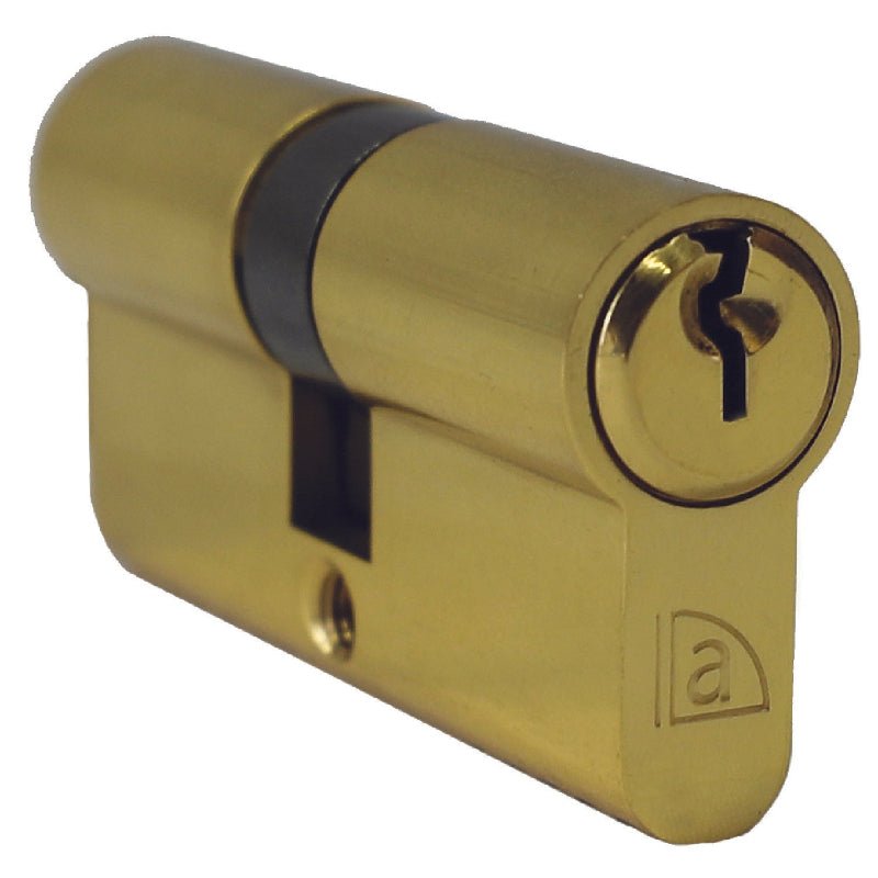 Austyle Euro Double Cylinder 5pin (C4) Satin Brass 80mm 99148 - primehardware