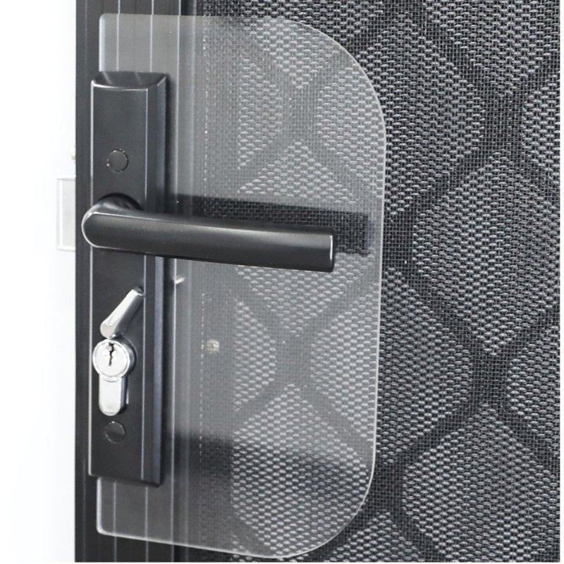 Austyle Lock Guard Security Screen Doors Thru Fix Clear Acrylic  9924