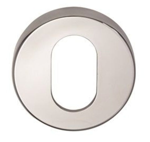 Lockwood 1370 Series Euro Cylinder Escutcheon Chrome Plate 1376ECP - primehardware