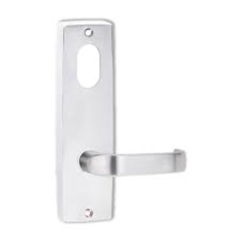 Lockwood 1901 Square End Plate With Cylinder & 74 Lever Chrome Plate 1901/74CP - primehardware