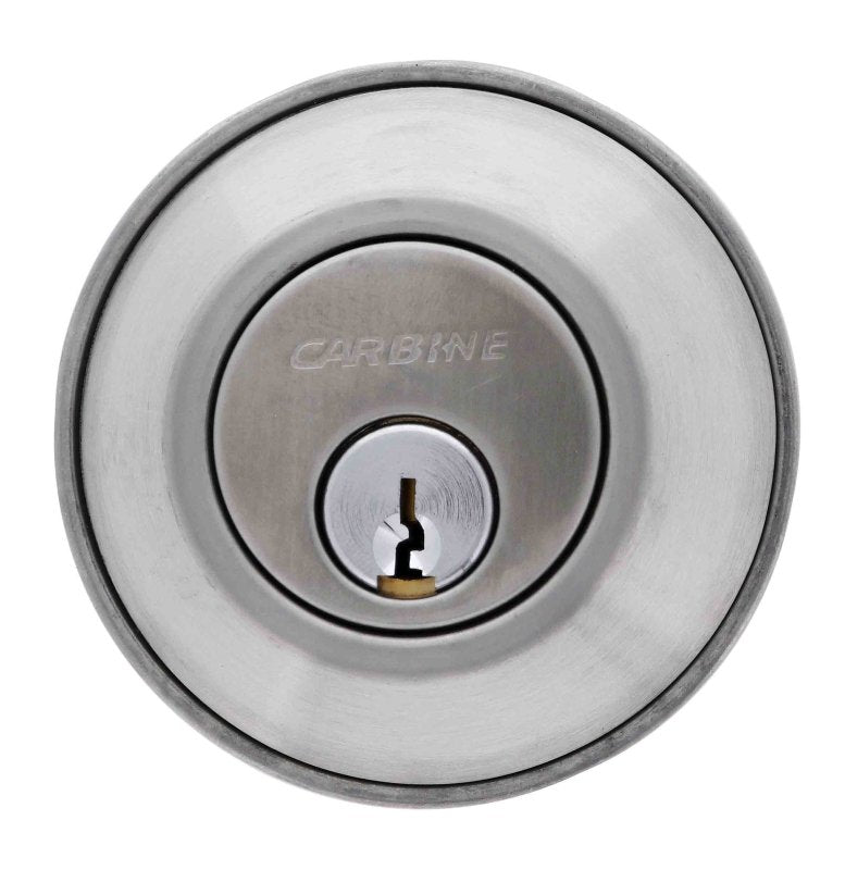 Carbine ALB series Single Cylinder and Turn Deadbolt, 60mm backset, C4 Keyed to Differ , Boxed, Satin Stainless Steel - primehardware
