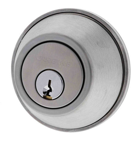 Carbine ALB series Double Cylinder Deadbolt, 60 - 70mm backset, C4 Keyed to Differ , Boxed, Satin Stainless Steel - primehardware