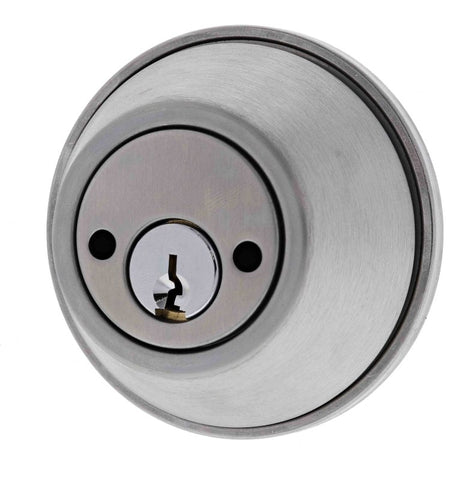 Carbine ALB series Double Cylinder Deadbolt, 60 - 70mm backset, TES5 Keyed to Differ , Boxed, Chrome Plate - primehardware