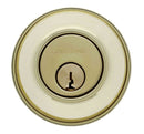 Carbine ALB series Single Cylinder and Turn Deadbolt, 60mm backset, C4 Keyed to Differ , Boxed, Polished Brass - primehardware