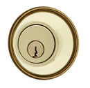 Carbine ALB series Double Cylinder Deadbolt, 60mm backset, C4 Keyed to Differ , Display Pack, Polished Brass - primehardware