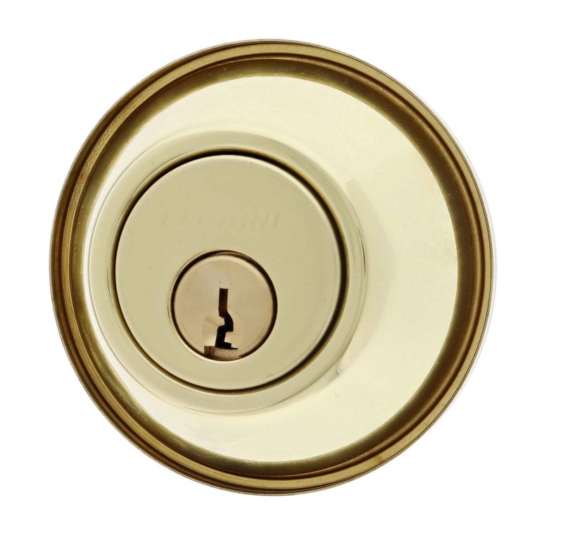 Carbine ALB series Double Cylinder Deadbolt, 60mm backset, C4 Keyed to Differ , Boxed, Polished Brass - primehardware