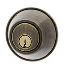 Carbine ALB series Double Cylinder Deadbolt, 60mm backset, C4 Keyed to Differ , Boxed, Antique Brass - primehardware