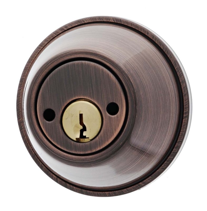 Carbine ALB series Double Cylinder Deadbolt, 60mm backset, C4 Keyed to Differ , Boxed, Antique Bronze