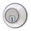 Carbine ALB series Single Cylinder and Turn Deadbolt, 60 - 70mm backset, TES5 Keyed to Differ , Boxed, Chrome Plate - primehardware