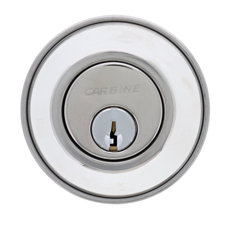 Carbine ALB series Single Cylinder and Turn Deadbolt, 60-70mm backset, TES5 Keyed to Differ , Boxed, Chrome Plate