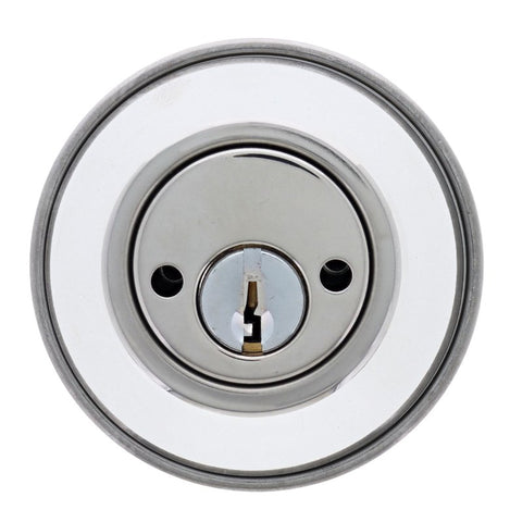 Carbine ALB series Double Cylinder Deadbolt, 60 - 70mm backset, TES5 Keyed to Differ , Boxed, Chrome Plate - primehardware