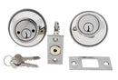 Carbine ALB series Double Cylinder Deadbolt, 60 - 70mm backset, C4 Keyed to Differ , Boxed, Chrome Plate - primehardware
