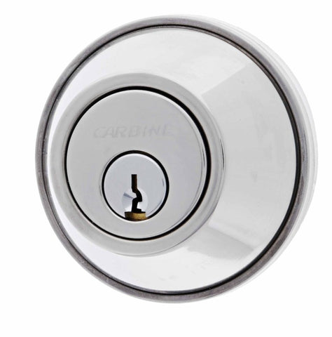 Carbine ALB series Double Cylinder Deadbolt, 60mm backset, C4 Keyed to Differ , Boxed, Chrome Plate - primehardware