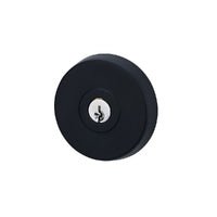 LOCKWOOD PARADIGM DEADBOLT ROUND ROSE MATTE BLACK 005/B1MBKDP - primehardware
