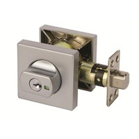 LOCKWOOD PARADIGM DOUBLE CYLINDER DEADBOLT SQUARE BRUSHED SATIN CHROME 005B2LSCDP