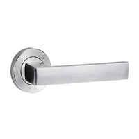 LOCKWOOD SYMPHONY 101 DOOR LEVER ON ROUND ROSE FULL SET - AVAILABLE VARIOUS FINISHES