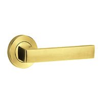 LOCKWOOD SYMPHONY 101 DOOR LEVER ON ROUND ROSE FULL SET - AVAILABLE VARIOUS FINISHES - primehardware