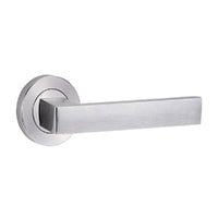 LOCKWOOD SYMPHONY 101 DOOR LEVER ON ROUND ROSE FULL SET - AVAILABLE VARIOUS FINISHES - primehardware