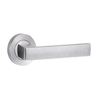 LOCKWOOD SYMPHONY 101 DOOR LEVER ON ROUND ROSE FULL SET - AVAILABLE VARIOUS FINISHES
