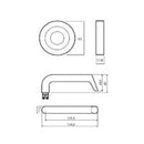 LOCKWOOD SYMPHONY 102 DOOR LEVER ON ROUND ROSE FULL SET - AVAILABLE IN VARIOUS FINISH - primehardware