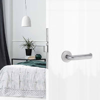 LOCKWOOD SYMPHONY 102 DOOR LEVER ON ROUND ROSE FULL SET - AVAILABLE IN VARIOUS FINISH