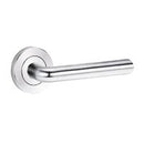 LOCKWOOD SYMPHONY 104 DOOR LEVER ON ROUND ROSE FULL SET - AVAILABLE IN VARIOUS FINISHES - primehardware
