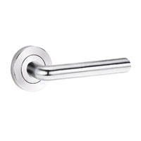 LOCKWOOD SYMPHONY 104 DOOR LEVER ON ROUND ROSE FULL SET - AVAILABLE IN VARIOUS FINISHES