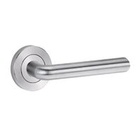 LOCKWOOD SYMPHONY 104 DOOR LEVER ON ROUND ROSE FULL SET - AVAILABLE IN VARIOUS FINISHES - primehardware