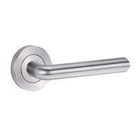 LOCKWOOD SYMPHONY 104 DOOR LEVER ON ROUND ROSE FULL SET - AVAILABLE IN VARIOUS FINISHES