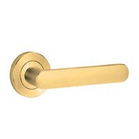 LOCKWOOD SYMPHONY 106 DOOR LEVER ON ROUND ROSE FULL SET - AVAILABLE IN VARIOUS FINISHES - primehardware