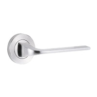 LOCKWOOD SYMPHONY 123 DOOR LEVER ON ROUND ROSE FULL SET - AVAILABLE IN VARIOUS FINISHES