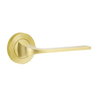 LOCKWOOD SYMPHONY 123 DOOR LEVER ON ROUND ROSE FULL SET - AVAILABLE IN VARIOUS FINISHES