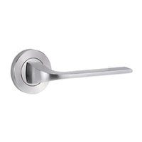 LOCKWOOD SYMPHONY 123 DOOR LEVER ON ROUND ROSE FULL SET - AVAILABLE IN VARIOUS FINISHES