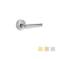 LOCKWOOD SYMPHONY 180 DOOR LEVER ON ROUND ROSE FULL SET - AVAILABLE IN VARIOUS FINISH - primehardware
