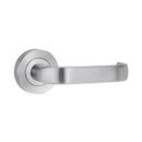 LOCKWOOD DOOR HANDLE 1220 SYMPHONY 74 VING LEVER ON ROSE SATIN CHROME FULL SET 1220/1221/74SC - primehardware
