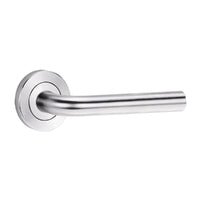 LOCKWOOD SYMPHONY 97 DOOR LEVER ON ROUND ROSE FULL SET - AVAILABLE IN VARIOUS FINISHES - primehardware