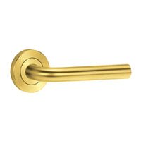 LOCKWOOD SYMPHONY 97 DOOR LEVER ON ROUND ROSE FULL SET - AVAILABLE IN VARIOUS FINISHES - primehardware