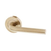 LOCKWOOD SYMPHONY 97 DOOR LEVER ON ROUND ROSE FULL SET - AVAILABLE IN VARIOUS FINISHES - primehardware