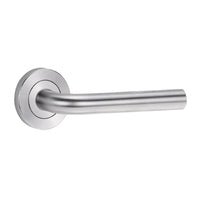 LOCKWOOD SYMPHONY 97 DOOR LEVER ON ROUND ROSE FULL SET - AVAILABLE IN VARIOUS FINISHES - primehardware