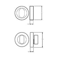LOCKWOOD SYMPHONY 1220 EMERGENCY AND SNIB TURN KIT - AVAILABLE IN VARIOUS FINISHES - primehardware